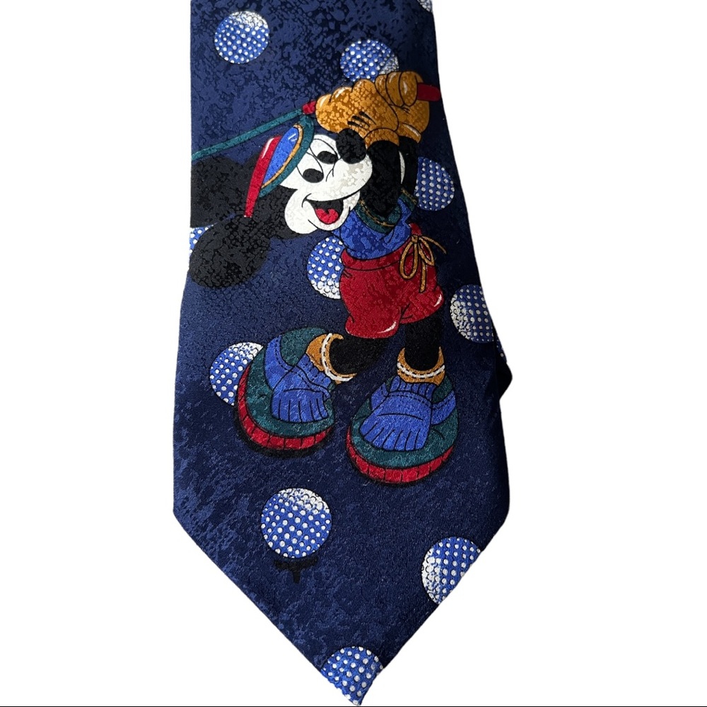 Mickey& Co Disney Atlas Design Gothenburg Sweden Mickey Mouse Golf Mens Tie